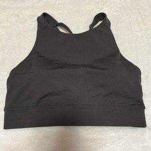 Very dark green high support sports bra. Size medium from old navy